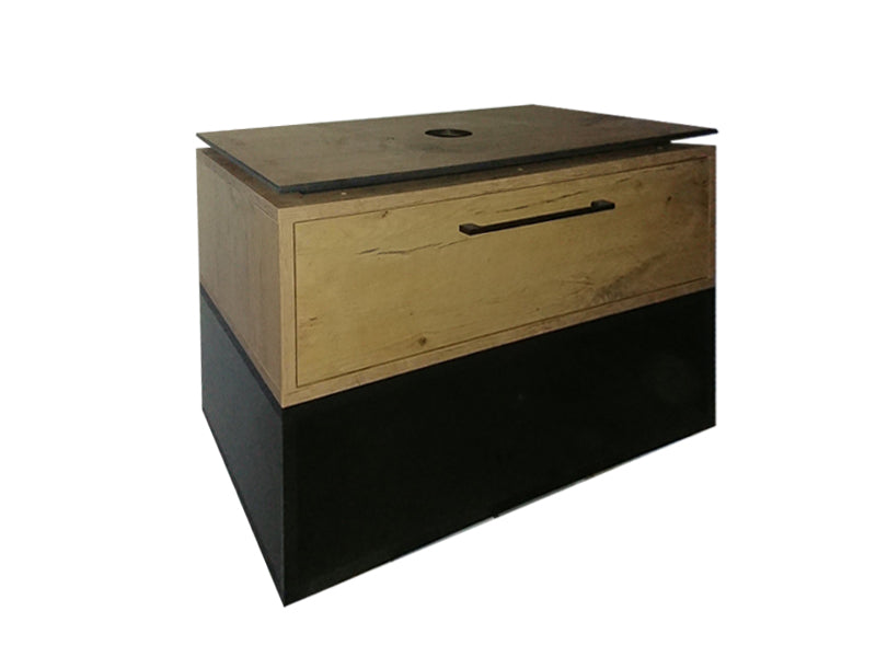Ormaric 60 NAPOLI LINNI hrast-black