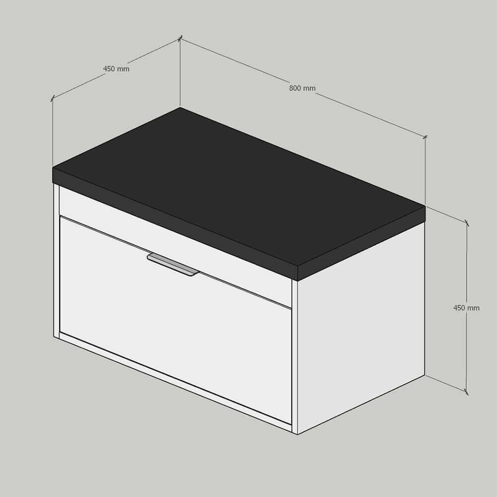 Ormaric 80 NICA F white-mat white LINNI
