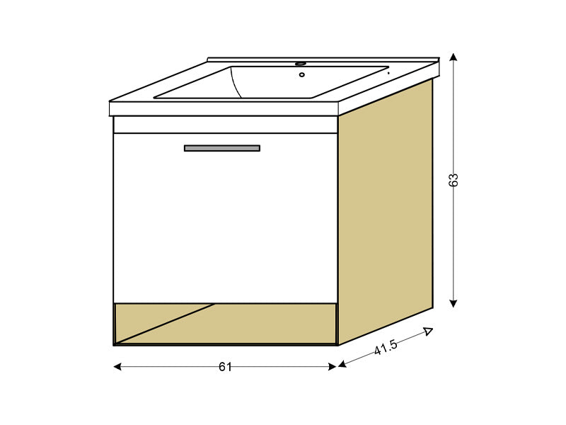 Ormaric 65 PARIS LINNI natural oak